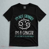 Crabby Cancer Crab Zodiac Symbol Summer Birthday Horoscope T-Shirt thumb 5