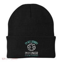 Crabby Cancer Crab Zodiac Symbol Summer Birthday Horoscope Beanie thumb 0