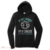 Crabby Cancer Crab Zodiac Symbol Summer Birthday Horoscope Women's Hoodie thumb 0