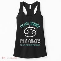 Crabby Cancer Crab Zodiac Symbol Summer Birthday Horoscope Women's Tank Top thumb 0