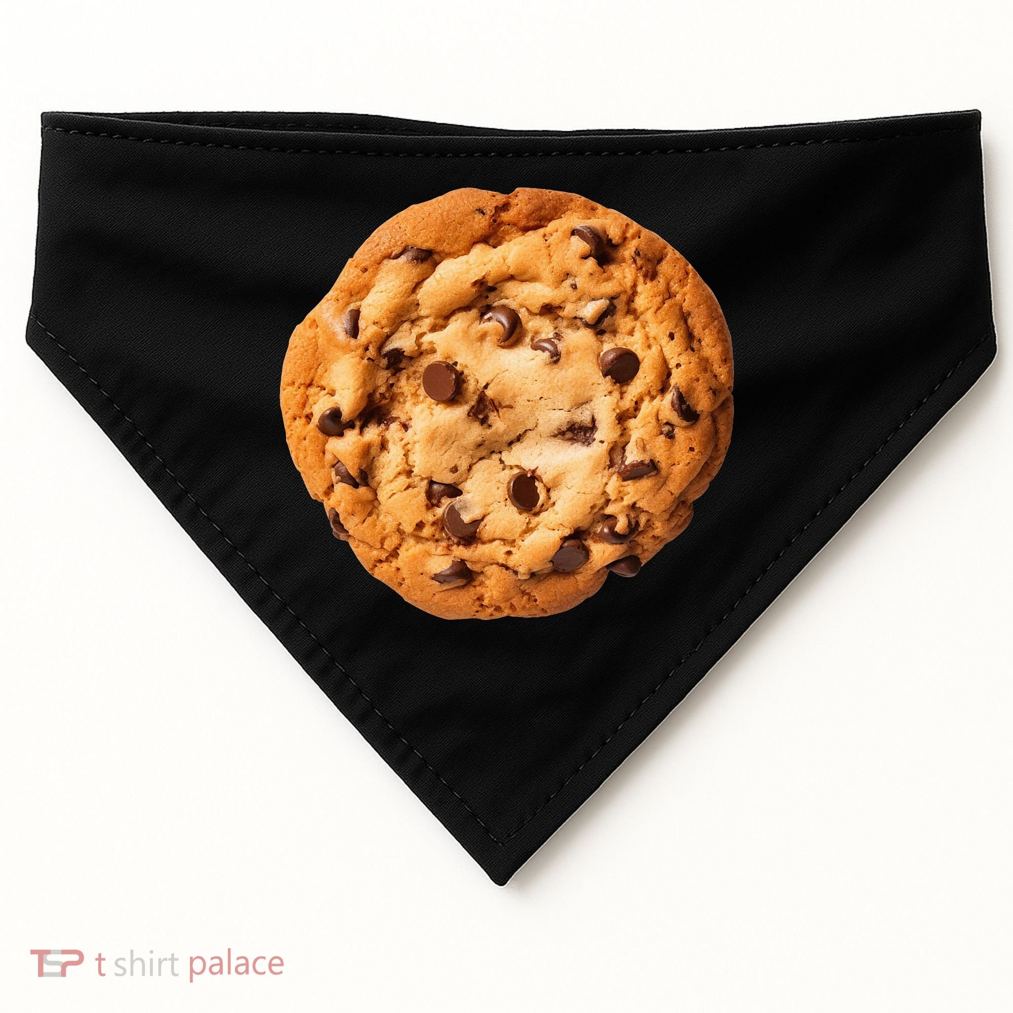 Chocolate Chip Cookie USA-Made Doggie Bandana