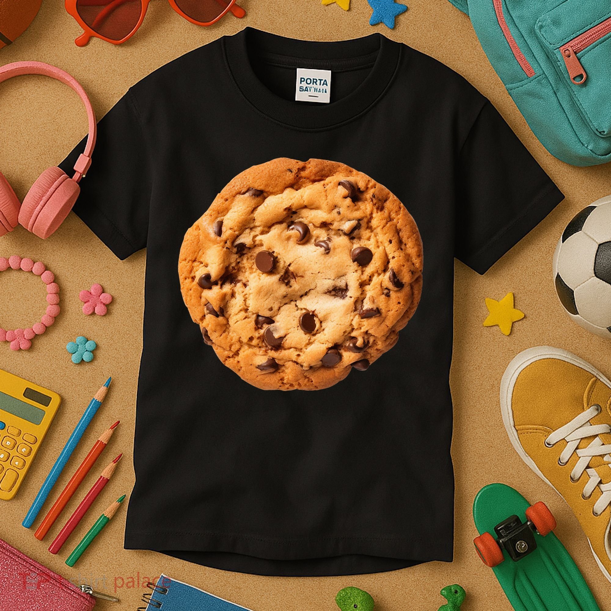 Chocolate Chip Cookie Kids T-Shirt