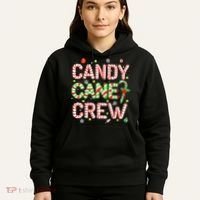 Candy Cane Crew Funny Christmas Candy Lover X-mas Pajamas Hoodie thumb 5