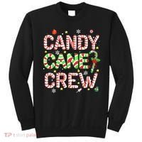 Candy Cane Crew Funny Christmas Candy Lover X-mas Pajamas Sweatshirt thumb 0