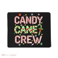 Candy Cane Crew Funny Christmas Candy Lover X-mas Pajamas Mousepad thumb 0