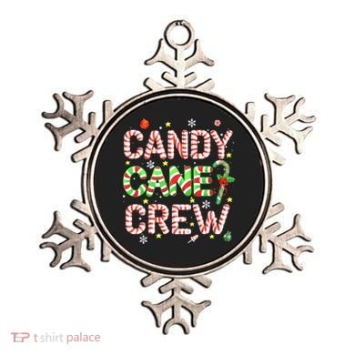 Candy Cane Crew Funny Christmas Candy Lover X-mas Pajamas Ornament