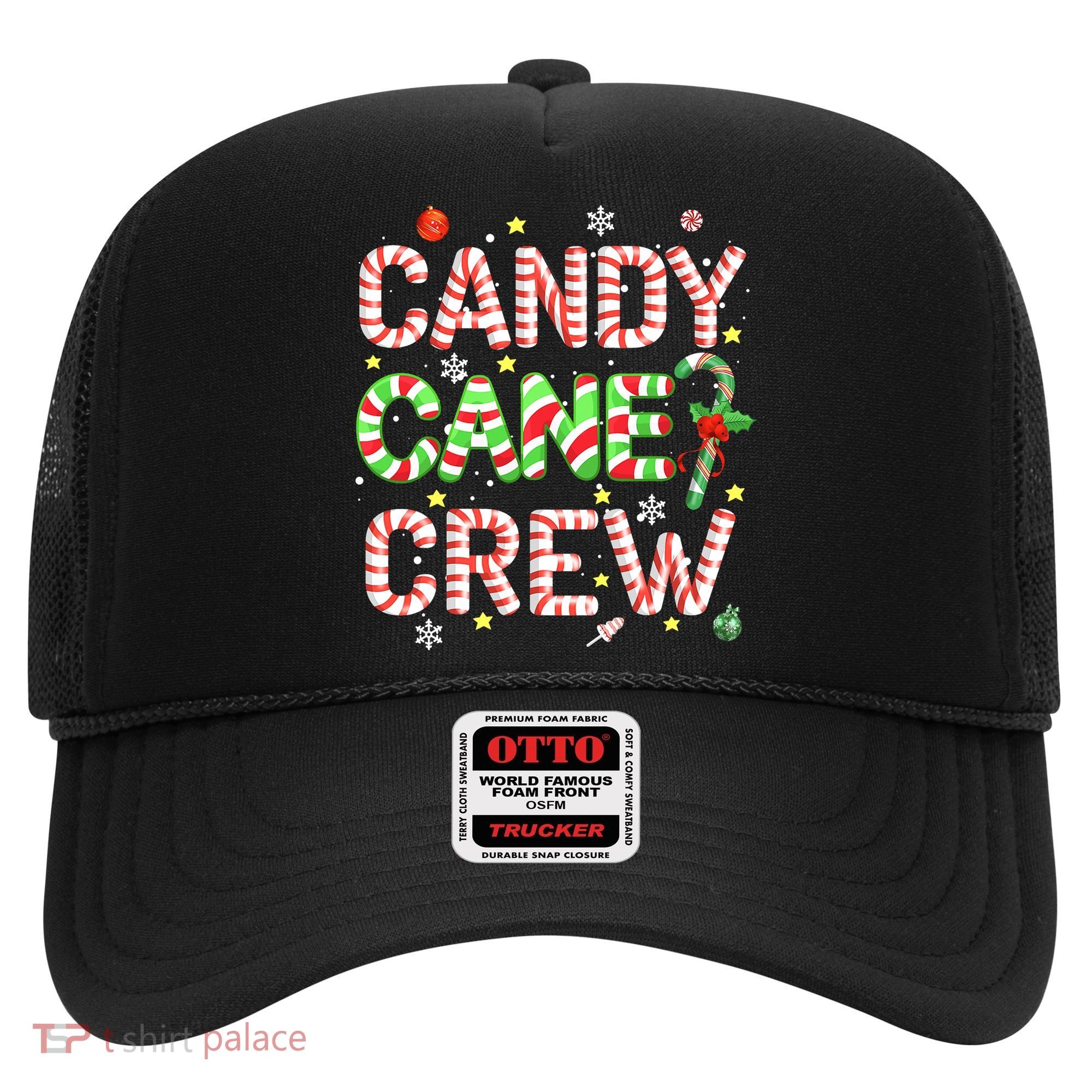 Candy Cane Crew Funny Christmas Candy Lover X-mas Pajamas Hat