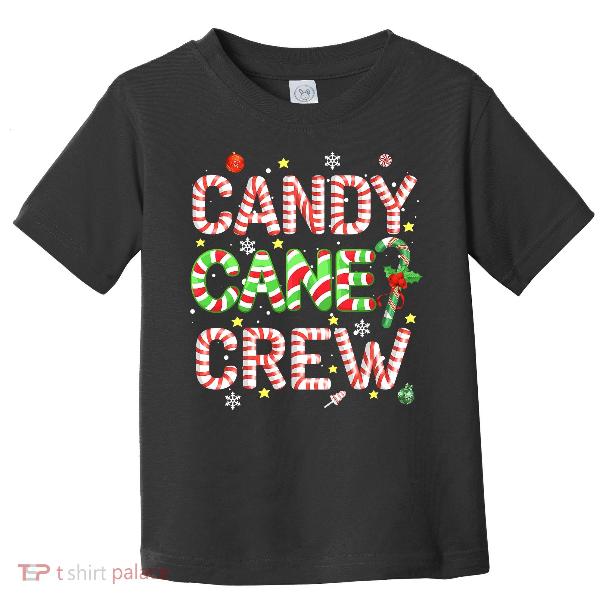 Candy Cane Crew Funny Christmas Candy Lover X-mas Pajamas Toddler T-Shirt