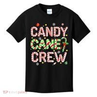Candy Cane Crew Funny Christmas Candy Lover X-mas Pajamas Kids T-Shirt thumb 0