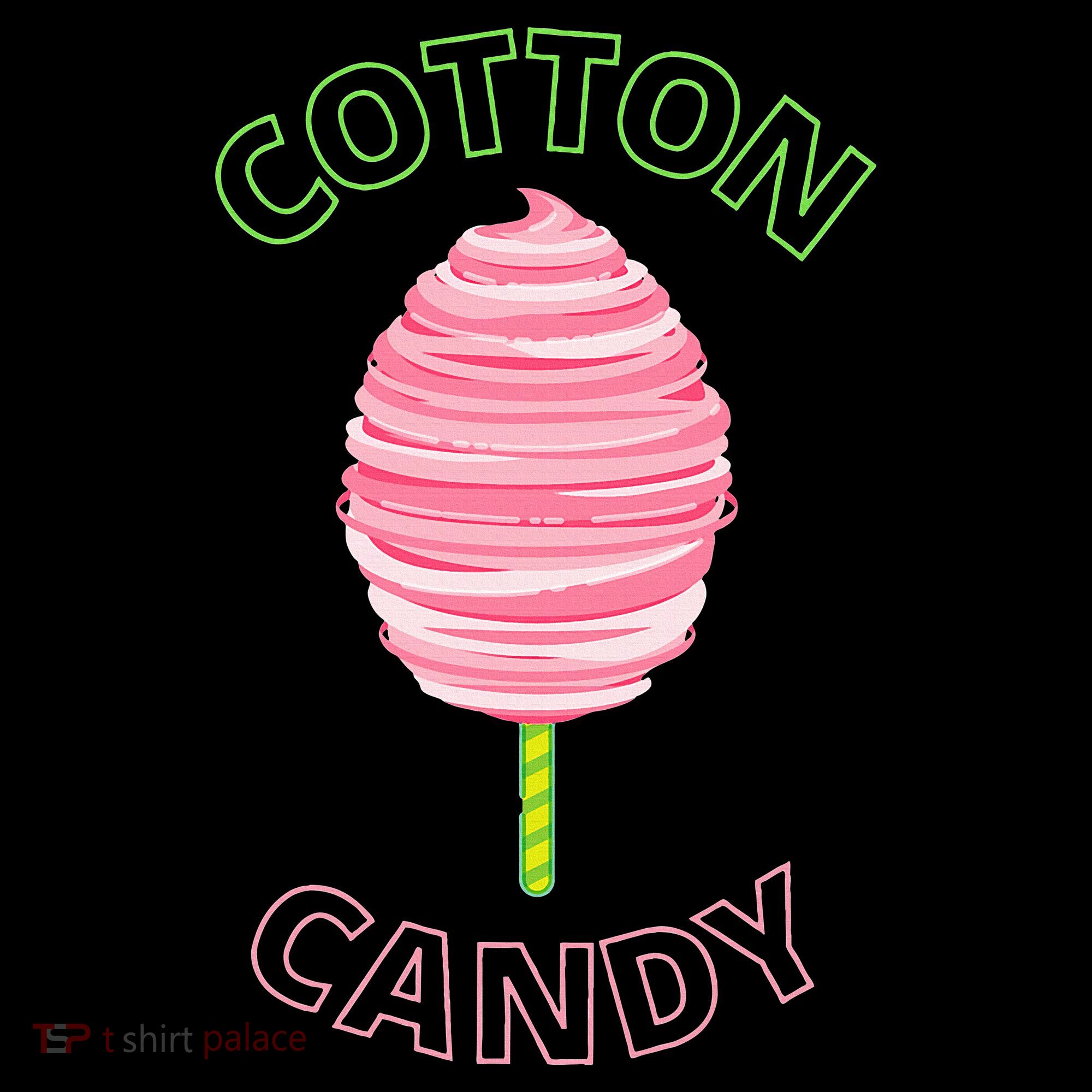Cotton Candy Cone Button