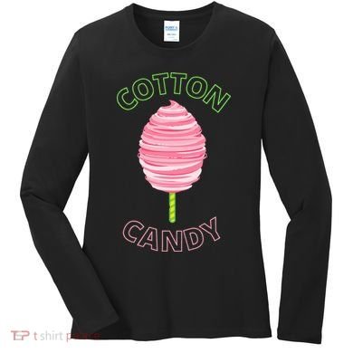 Cotton Candy Cone Women's Long Sleeve Shirt