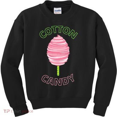 Cotton Candy Cone Kids Sweatshirt