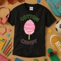 Cotton Candy Cone Kids T-Shirt thumb 3