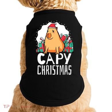 Capy Christmas Capybara Doggie Tank