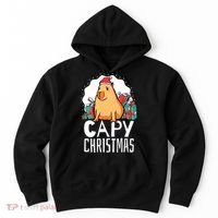 Capy Christmas Capybara Hoodie thumb 0