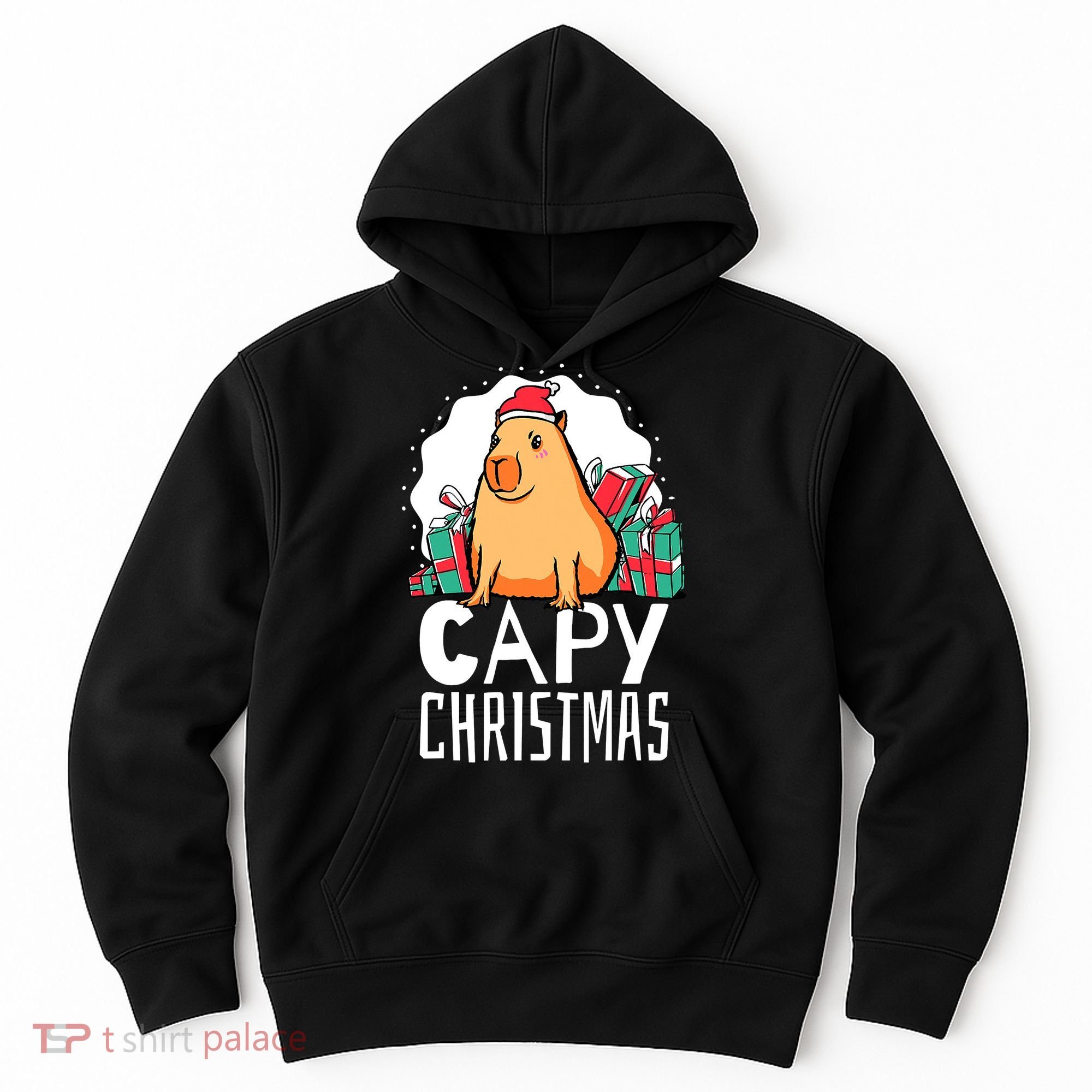 Capy Christmas Capybara Hoodie