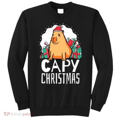 Capy Christmas Capybara Sweatshirt