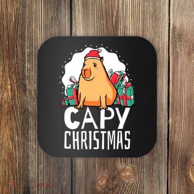 Capy Christmas Capybara Coaster