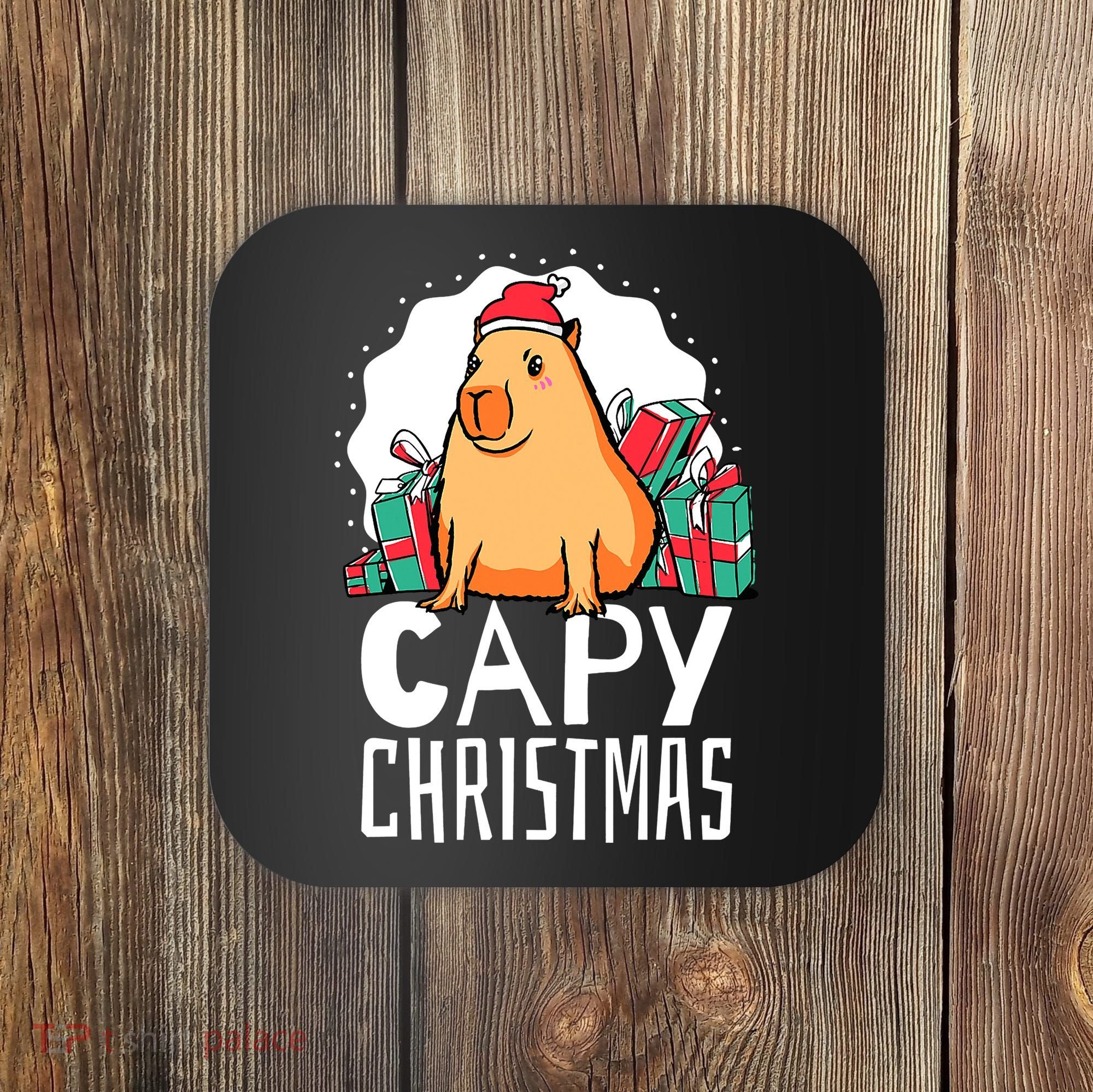 Capy Christmas Capybara Coaster