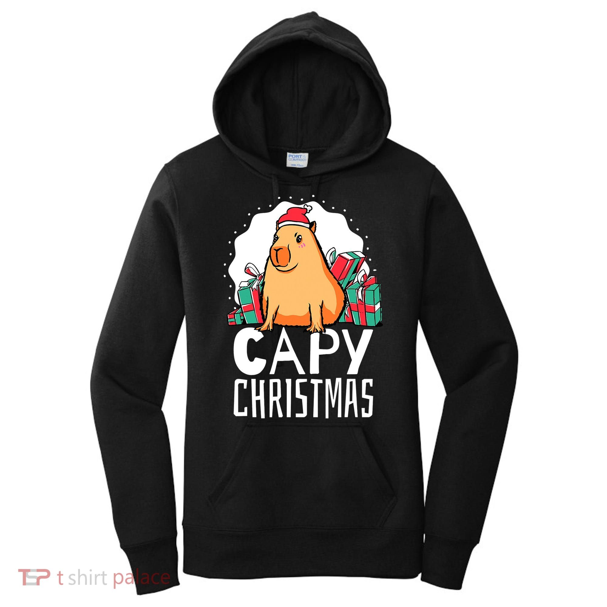 Capy Christmas Capybara Women's Hoodie