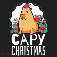 Capy Christmas Capybara Tumbler thumb 3