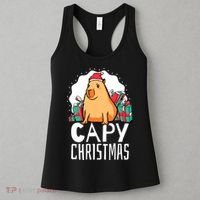 Capy Christmas Capybara Women's Tank Top thumb 3