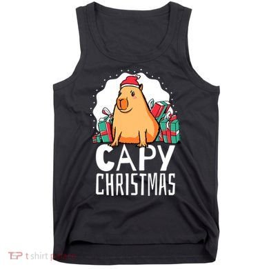 Capy Christmas Capybara Tank Top