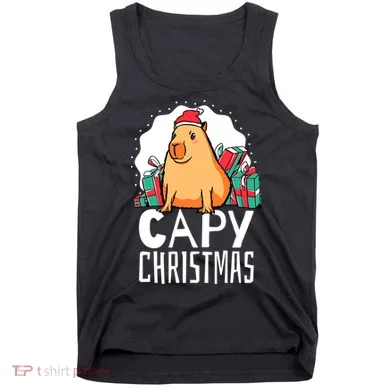 Capy Christmas Capybara Tank Top