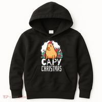 Capy Christmas Capybara Kids Hoodie thumb 0