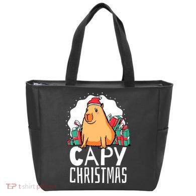 Capy Christmas Capybara Tote Bag