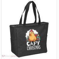 Capy Christmas Capybara Tote Bag thumb 2