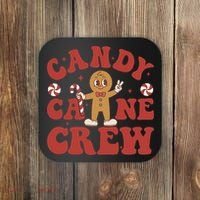 Candy Cane Crew Cookie Merry Christmas Gingerbread Cute  Coaster thumb 0