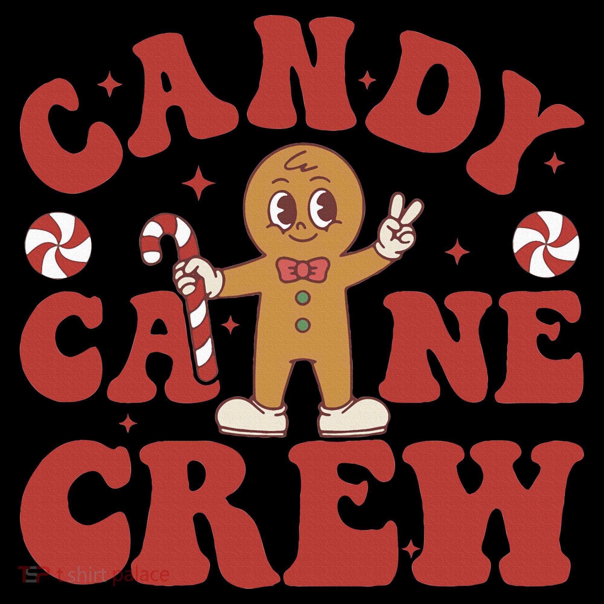 Candy Cane Crew Cookie Merry Christmas Gingerbread Cute  Toddler Hoodie