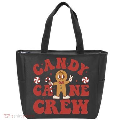 Candy Cane Crew Cookie Merry Christmas Gingerbread Cute  Tote Bag