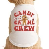 Candy Cane Crew Cookie Merry Christmas Gingerbread Cute  Doggie Tank thumb 0