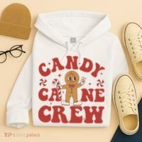 Candy Cane Crew Cookie Merry Christmas Gingerbread Cute  Hoodie thumb 4