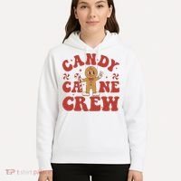 Candy Cane Crew Cookie Merry Christmas Gingerbread Cute  Hoodie thumb 5