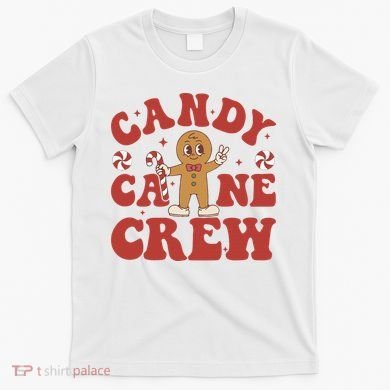 Candy Cane Crew Cookie Merry Christmas Gingerbread Cute  T-Shirt