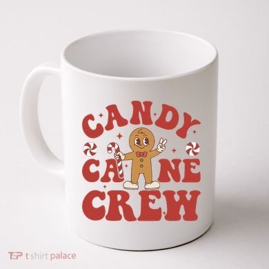 Candy Cane Crew Cookie Merry Christmas Gingerbread Cute  Coffee Mug