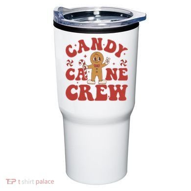 Candy Cane Crew Cookie Merry Christmas Gingerbread Cute  Tumbler