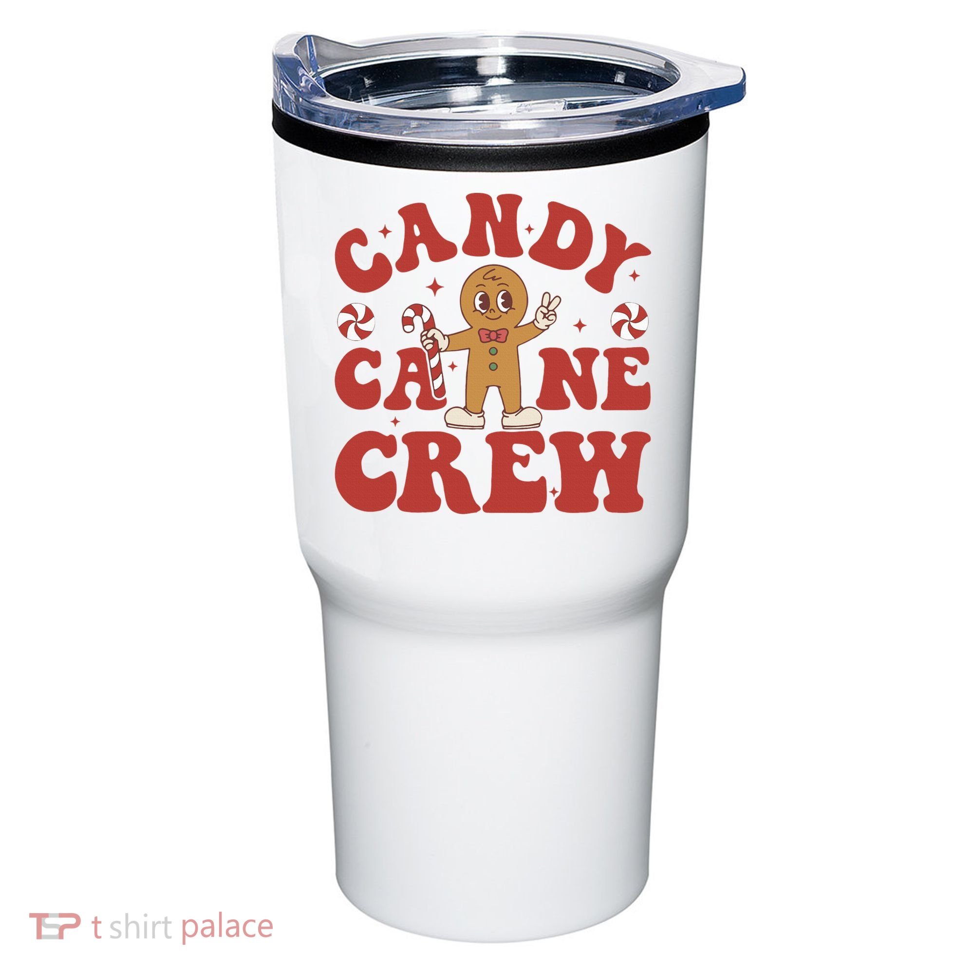 Candy Cane Crew Cookie Merry Christmas Gingerbread Cute  Tumbler