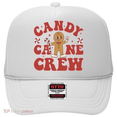Candy Cane Crew Cookie Merry Christmas Gingerbread Cute  Hat