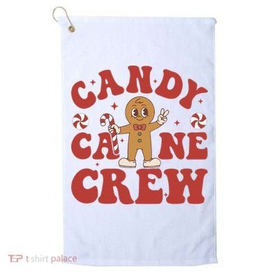 Candy Cane Crew Cookie Merry Christmas Gingerbread Cute  Golf Towel