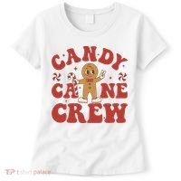 Candy Cane Crew Cookie Merry Christmas Gingerbread Cute  Women's T-Shirt thumb 0