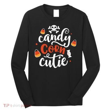 Candy Corn Cutie Halloween Long Sleeve Shirt