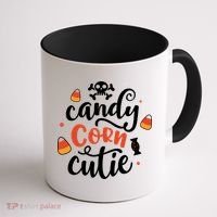 Candy Corn Cutie Halloween Coffee Mug thumb 1