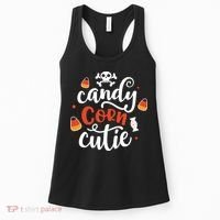Candy Corn Cutie Halloween Women's Tank Top thumb 0