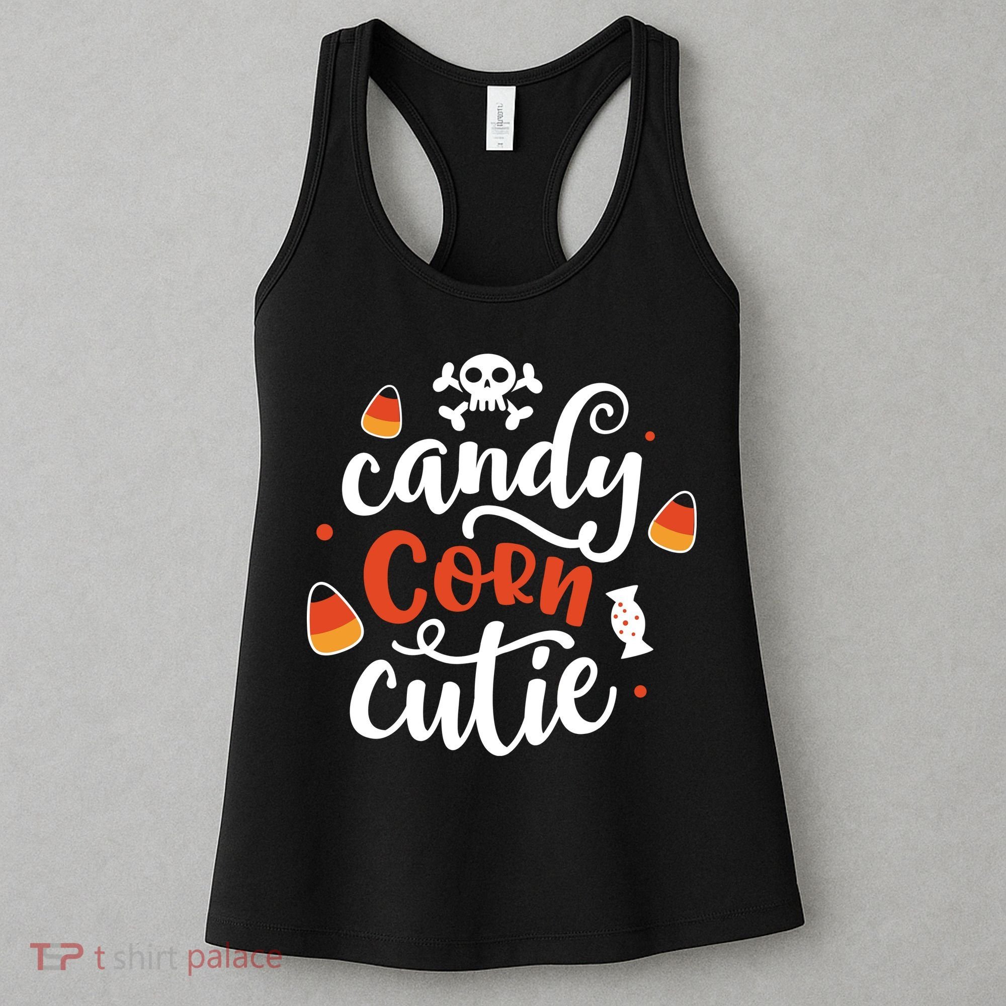 Candy Corn Cutie Halloween Women's Tank Top