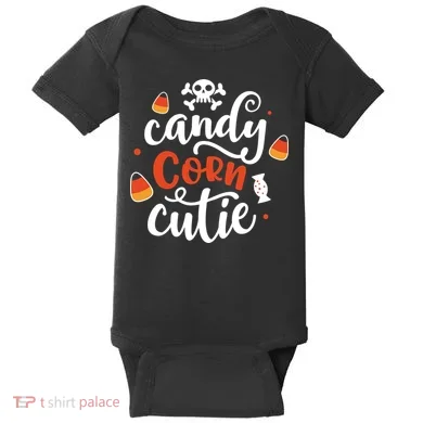 Candy Corn Cutie Halloween Baby Bodysuit