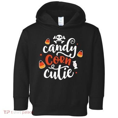 Candy Corn Cutie Halloween Toddler Hoodie